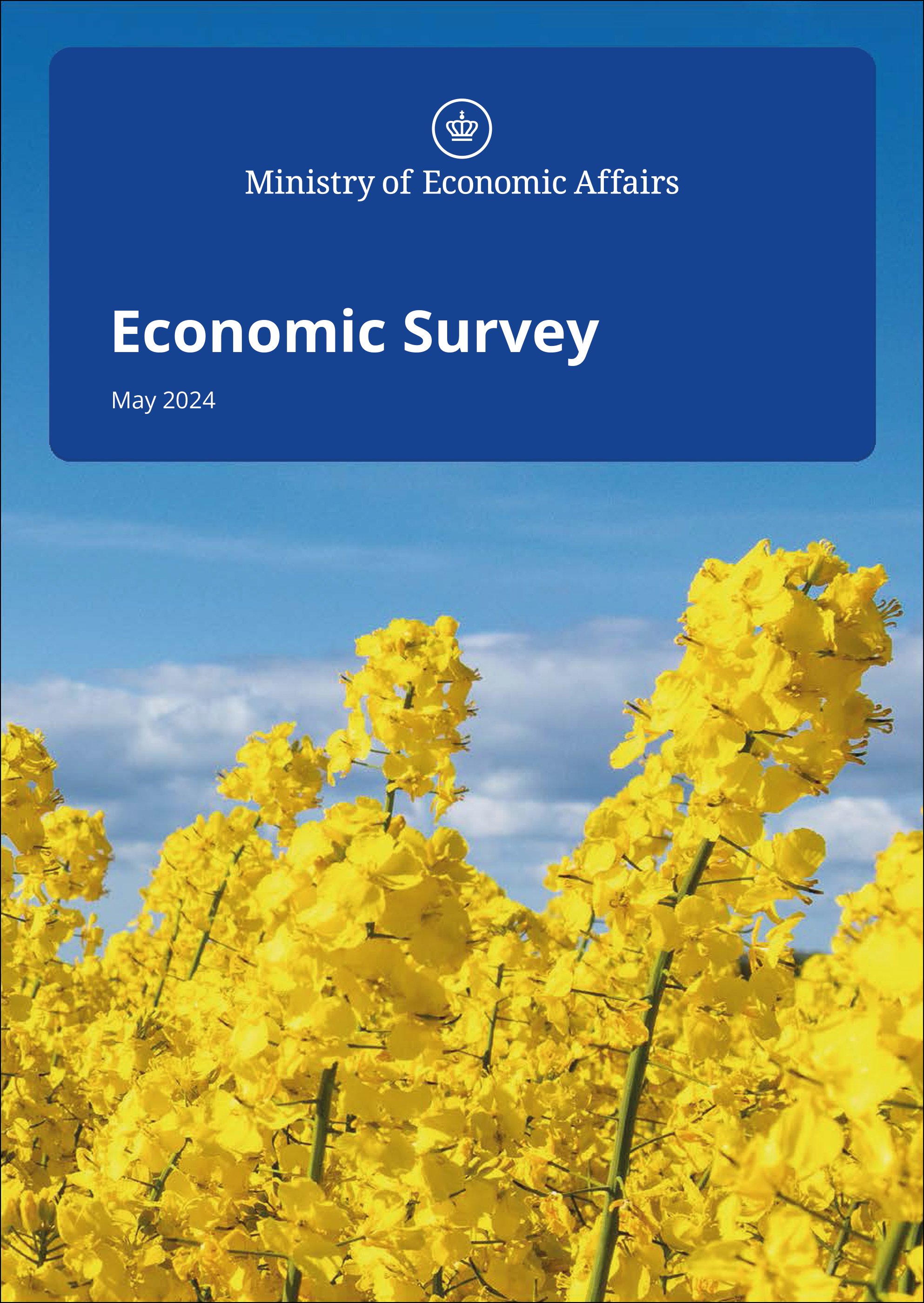 Front page from Economic Survey, May 2024.
